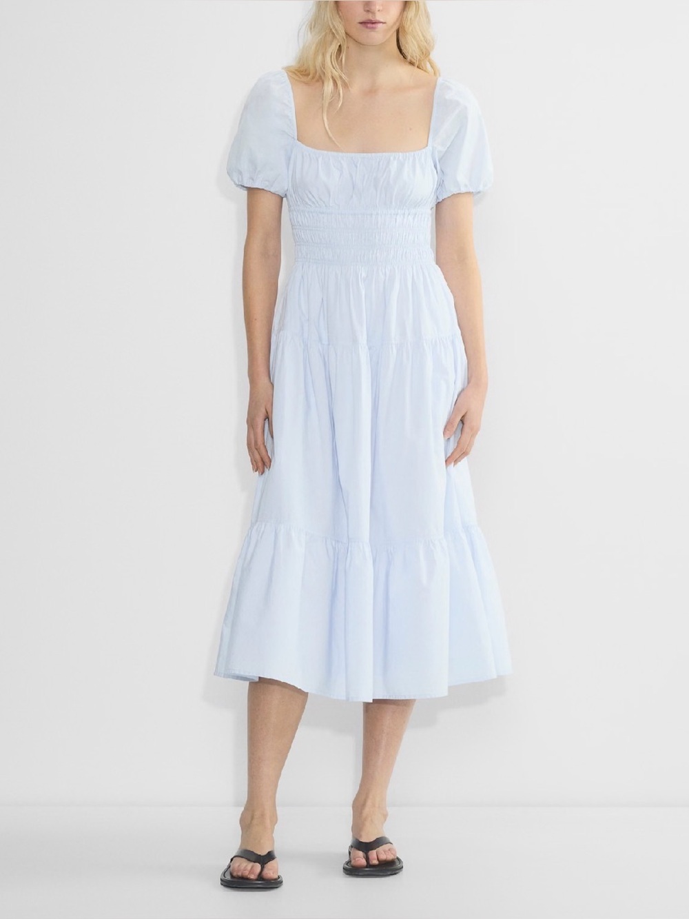 Aritzia Allegoria Poplin Cotton Dress